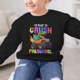 I'm Ready To Crush Preschool Dinosaur Truck Back To School Graphic Kid Sweatshirt