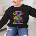 I'm Ready To Crush Third Grade Dinosaur Truck Back To School Graphic Kid Sweatshirt