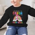 I'm Ready To Crush Third Grade Unicorn Back To School Girls Graphic Kid Sweatshirt I'm Ready To Crush Third Grade Unicorn Back To School Girls Graphic Kid Sweatshirt