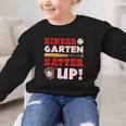 Kindergarten Batter Up Back To School Baseball Player Boys Graphic Kid Sweatshirt Kindergarten Batter Up Back To School Baseball Player Boys Graphic Kid Sweatshirt