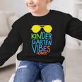 Kindergarten Vibes Only Glow Sunglasses Back To School Graphic Kid Sweatshirt Kindergarten Vibes Only Glow Sunglasses Back To School Graphic Kid Sweatshirt