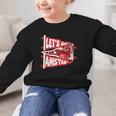 Let's Go Amistad Friendship Back To School Spirit Graphic Kid Sweatshirt Let's Go Amistad Friendship Back To School Spirit Graphic Kid Sweatshirt
