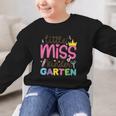Little Miss Kindergarten First Day Back To School Girls Cute Graphic Kid Sweatshirt Little Miss Kindergarten First Day Back To School Girls Cute Graphic Kid Sweatshirt