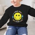Living That 10th Grade Life Fun Back To School Supply Smile Graphic Kid Sweatshirt