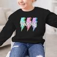Lunch Lady Back To School Checkered First Day Of School Graphic Kid Sweatshirt Lunch Lady Back To School Checkered First Day Of School Graphic Kid Sweatshirt