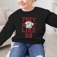 Not Like Bulldog Back To School Spirit M Graphic Kid Sweatshirt Not Like Bulldog Back To School Spirit M Graphic Kid Sweatshirt