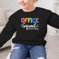 Office Squad We Get It Done Back To School First Day Graphic Kid Sweatshirt