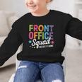 Office Squad We Get It Done Back To School Happy First Day Graphic Kid Sweatshirt