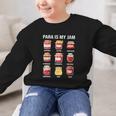 Parateaching Para Is My Jam Back To School For Paraeducator Graphic Kid Sweatshirt