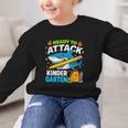 Ready To Attack Kindergarten Shark Back To School Kids Graphic Kid Sweatshirt Ready To Attack Kindergarten Shark Back To School Kids Graphic Kid Sweatshirt