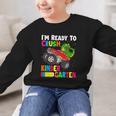 Ready To Crush Kindergarten T-Rex Back To School Boys Graphic Kid Sweatshirt Ready To Crush Kindergarten T-Rex Back To School Boys Graphic Kid Sweatshirt