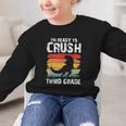 Ready Crush Third 3rd Grade Dinosaur Back To School Boys Graphic Kid Sweatshirt Ready Crush Third 3rd Grade Dinosaur Back To School Boys Graphic Kid Sweatshirt