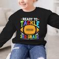 Ready To Tackle 3rd Grade Back To School Kids Football Graphic Kid Sweatshirt Ready To Tackle 3rd Grade Back To School Kids Football Graphic Kid Sweatshirt
