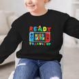 Retro Back To School Kindergarten Ready To Level Up Gamer Graphic Kid Sweatshirt Retro Back To School Kindergarten Ready To Level Up Gamer Graphic Kid Sweatshirt