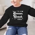 Retro In My Soccer Coach Era Back To School Graphic Kid Sweatshirt