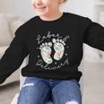 Retro Wildflowers Labor And Delivery Nurse Back To School Graphic Kid Sweatshirt Retro Wildflowers Labor And Delivery Nurse Back To School Graphic Kid Sweatshirt