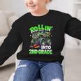 Rollin' Into 2nd Grade Monster Truck Back To School Boys Graphic Kid Sweatshirt