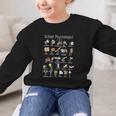 School Psychologist Alphabet ABCs Psychology Back To School Graphic Kid Sweatshirt School Psychologist Alphabet ABCs Psychology Back To School Graphic Kid Sweatshirt