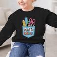 School Supplies In Pocket Back To School Boys Girls Graphic Kid Sweatshirt