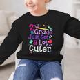 Second Grade Just Got Cuter Cute 2nd Grade Back To School Graphic Kid Sweatshirt Second Grade Just Got Cuter Cute 2nd Grade Back To School Graphic Kid Sweatshirt