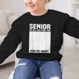 Senior 2026 Last First Day Senior Back To School Sign My Graphic Kid Sweatshirt
