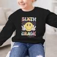 Sixth Grade Squad Smile Face 6th Grade Back To School Graphic Kid Sweatshirt Sixth Grade Squad Smile Face 6th Grade Back To School Graphic Kid Sweatshirt