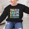 Tie Dye 4th Grade Vibes Fourth Grade Retro Back To School Graphic Kid Sweatshirt Tie Dye 4th Grade Vibes Fourth Grade Retro Back To School Graphic Kid Sweatshirt