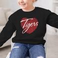 Tigers Heart Back To School Spirit M Graphic Kid Sweatshirt