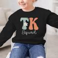 TK Squad Groovy Women Appreciation Day Hello Back To School Graphic Kid Sweatshirt TK Squad Groovy Women Appreciation Day Hello Back To School Graphic Kid Sweatshirt