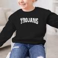 Trojans Back To School Spirit Graphic Kid Sweatshirt