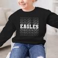 Vintage Eagles High School Go Eagles Pride Back To School Graphic Kid Sweatshirt Vintage Eagles High School Go Eagles Pride Back To School Graphic Kid Sweatshirt