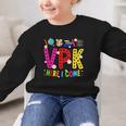 VPK Here I Come First Day Of VPK Back To School VPK Graphic Kid Sweatshirt VPK Here I Come First Day Of VPK Back To School VPK Graphic Kid Sweatshirt