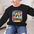 Watch Out First Grade Here I Come Back To School Boy Kids Graphic Kid Sweatshirt Watch Out First Grade Here I Come Back To School Boy Kids Graphic Kid Sweatshirt