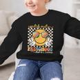 Watch Out Preschool Grade Here I Come Back To School Graphic Kid Sweatshirt