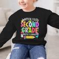 Watch Out Second Grade Here I Come Back To School Boys Girls Graphic Kid Sweatshirt