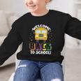 Welcome Back To School Bus Driver First Day Of School Graphic Kid Sweatshirt