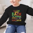 Welcome Back To School Kinder Garten First Day Of School Kid Graphic Kid Sweatshirt