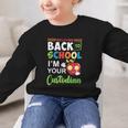 Welcome Back To School Students I'm Your Custodian Proud Graphic Kid Sweatshirt