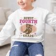 Back To School Howdy Fourth Grade Girls Graphic Kid Sweatshirt Back To School Howdy Fourth Grade Girls Graphic Kid Sweatshirt