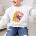 Back To School Notebook And Pencil Graphic Design Premium Tri-Blend Graphic Kid Sweatshirt