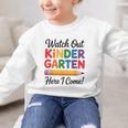 Back To School Watch Out Kindergarten Here I Come Kids Graphic Kid Sweatshirt