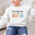 Class Of 2039 Grow With Me Back To School Graduation Graphic Kid Sweatshirt