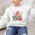 Girls Cute Pink Bows Coquette Aesthetic Back To School Graphic Kid Sweatshirt Girls Cute Pink Bows Coquette Aesthetic Back To School Graphic Kid Sweatshirt