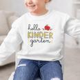 Hello Kindergarten Back To School Cute First Day Kids School Graphic Kid Sweatshirt Hello Kindergarten Back To School Cute First Day Kids School Graphic Kid Sweatshirt