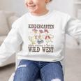 Kindergarten Wild West Goose Cowboy Goose Back To School Graphic Kid Sweatshirt