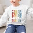 Last First Day Senior Sunset Class Of 2025 Back To School Performance Graphic Kid Sweatshirt