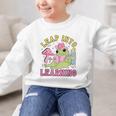 Leap Into Learning Cute Frog Kawaii Back To School Kids Graphic Kid Sweatshirt