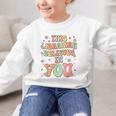 This Librarian Believes In You Groovy Back To School Graphic Kid Sweatshirt