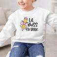 Lil Miss 4th Grade Coquette Bow Pencil Back To School Girls Graphic Kid Sweatshirt Lil Miss 4th Grade Coquette Bow Pencil Back To School Girls Graphic Kid Sweatshirt