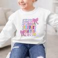 Little Miss Kindergarten Kids Girls Coquette Back To School Graphic Kid Sweatshirt Little Miss Kindergarten Kids Girls Coquette Back To School Graphic Kid Sweatshirt